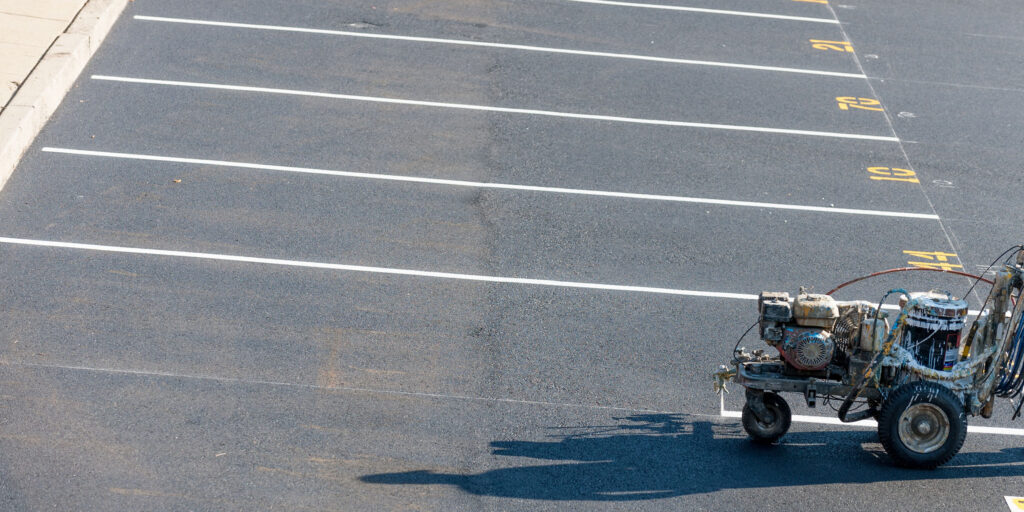 Commercial Parking Lot Striping